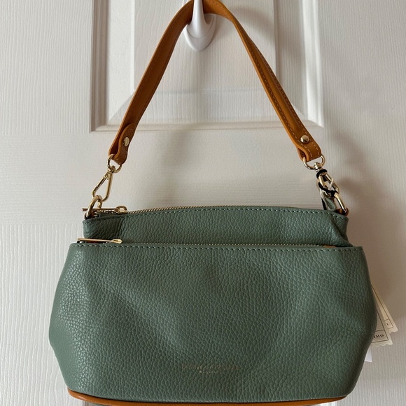 Divina Firenze Italian Leather Crossbody Bag - Picture 2 of 5